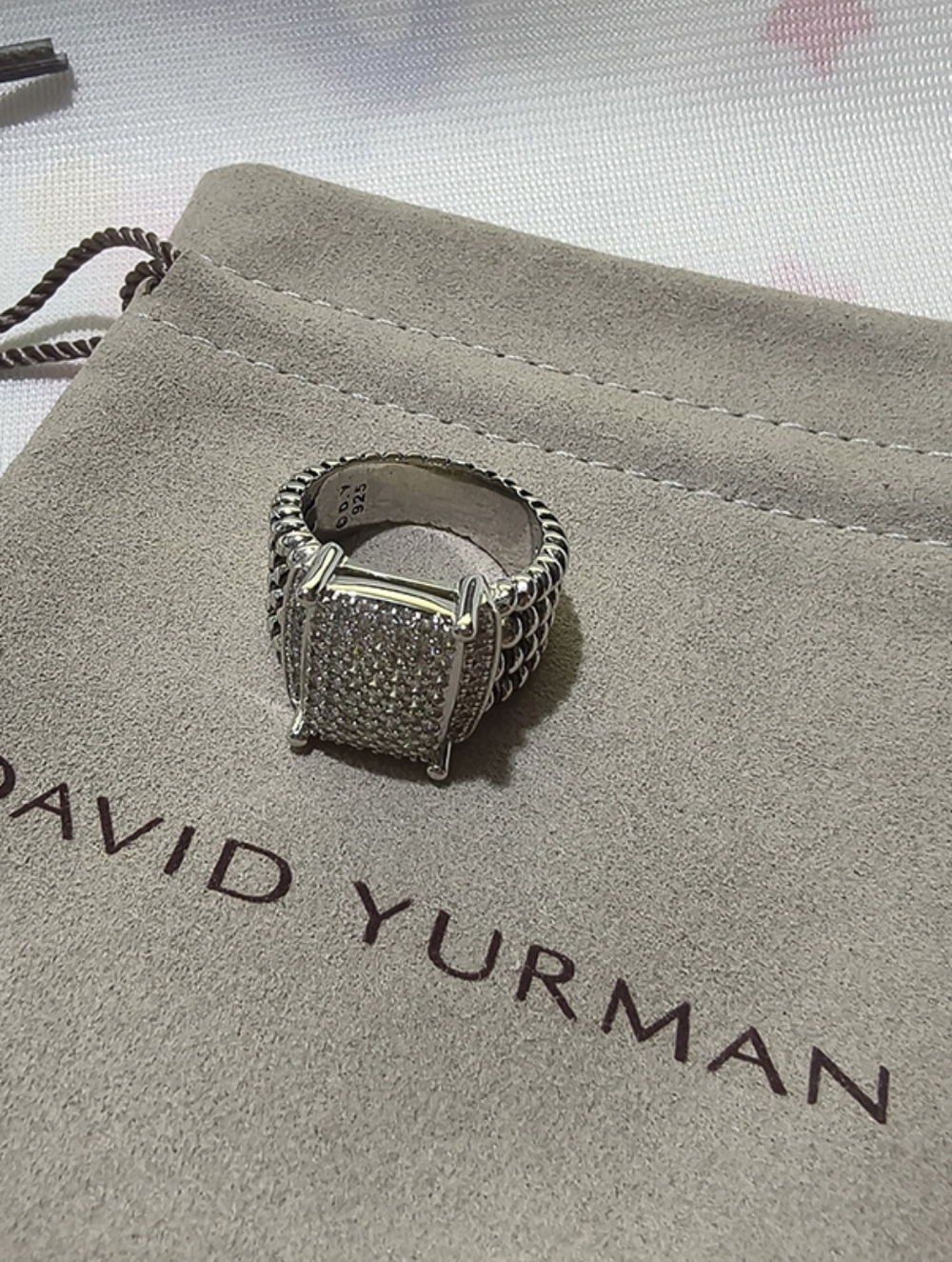 David Yurman Diamond Ring Size 7